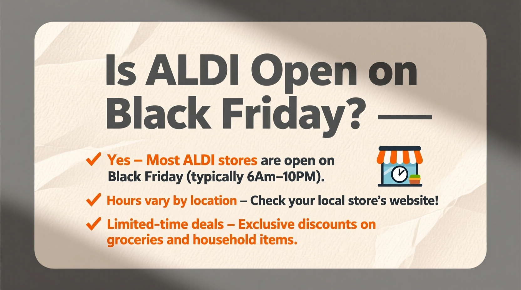 is aldi open on black friday