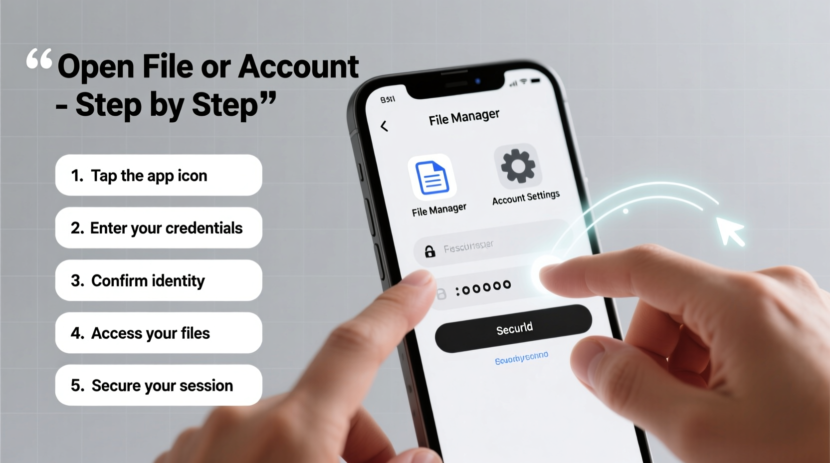how to open a file or account step by step guides for common everyday needs