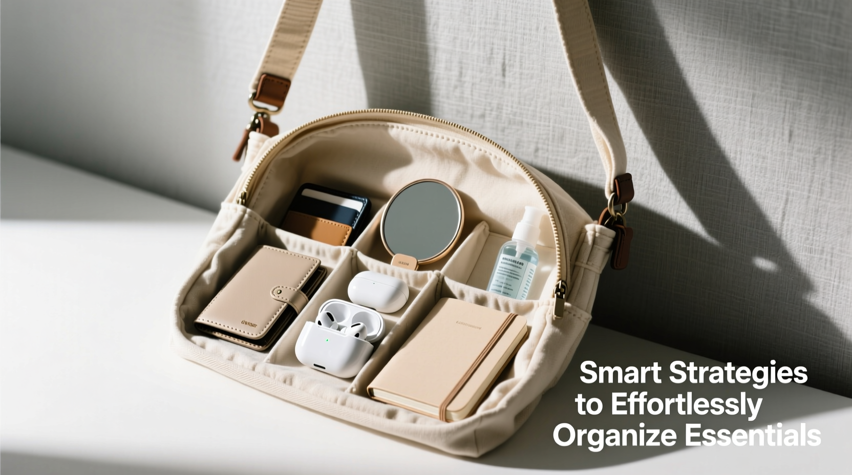smart strategies to effortlessly organize essentials in your small shoulder bag