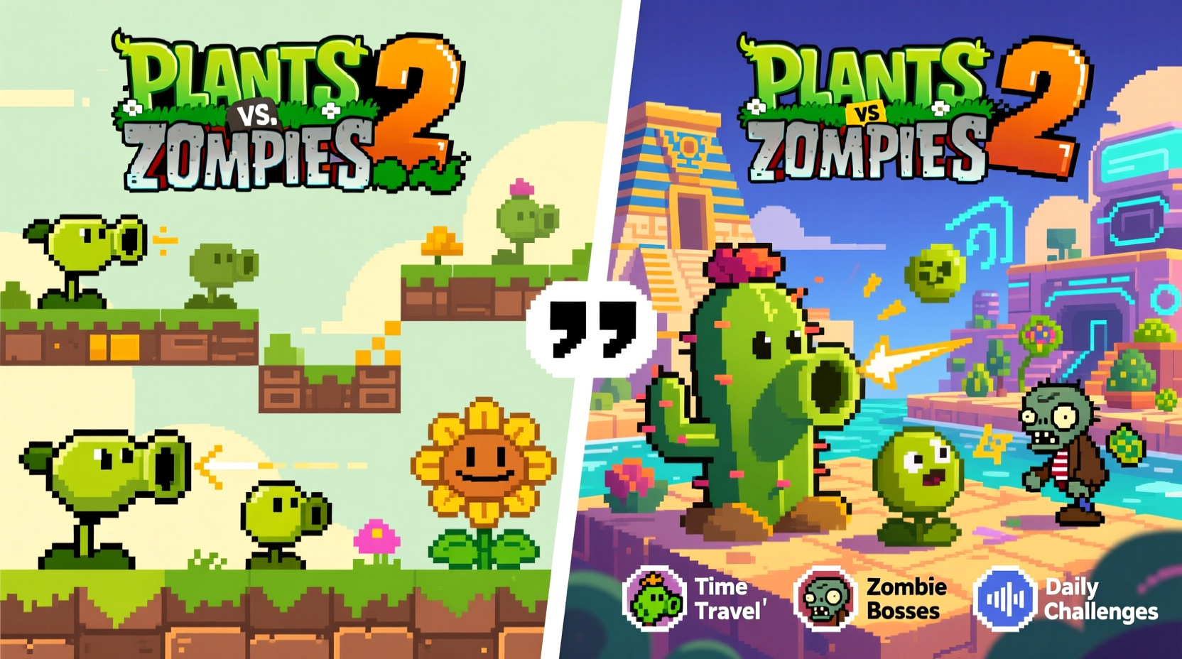 is plants vs zombies 2 actually better than the original what changed