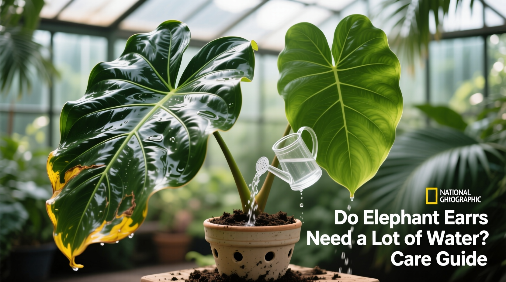 do elephant ears need a lot of water