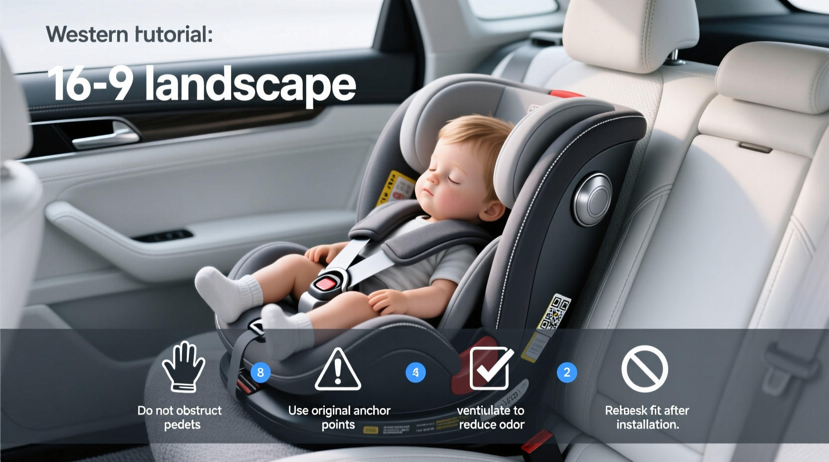 child's head falls forward in car seat