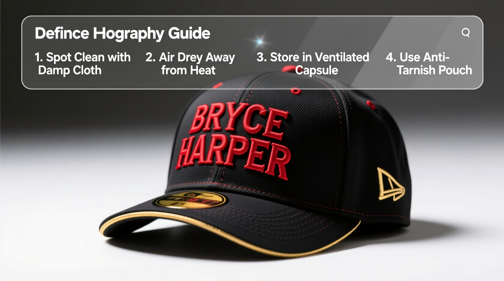 the definitive guide to properly cleaning and preserving your bryce harper signature baseball cap