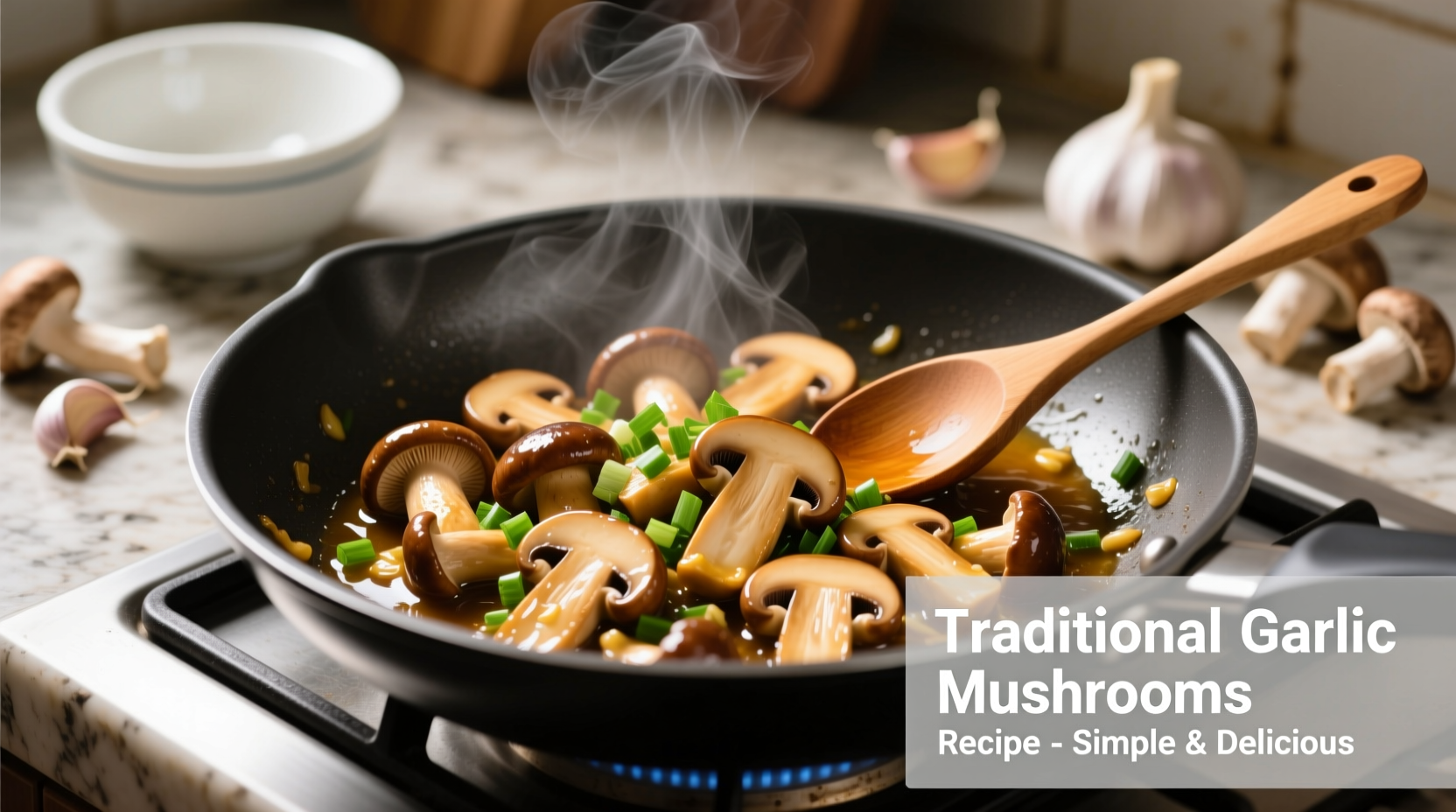 garlic mushrooms recipe