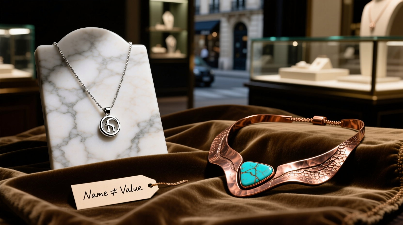 luxury brand vs independent designer necklaces are you paying just for the name