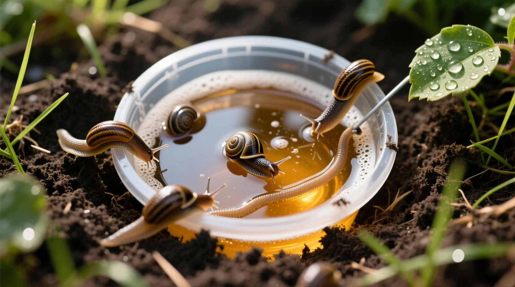how to make a slug beer trap