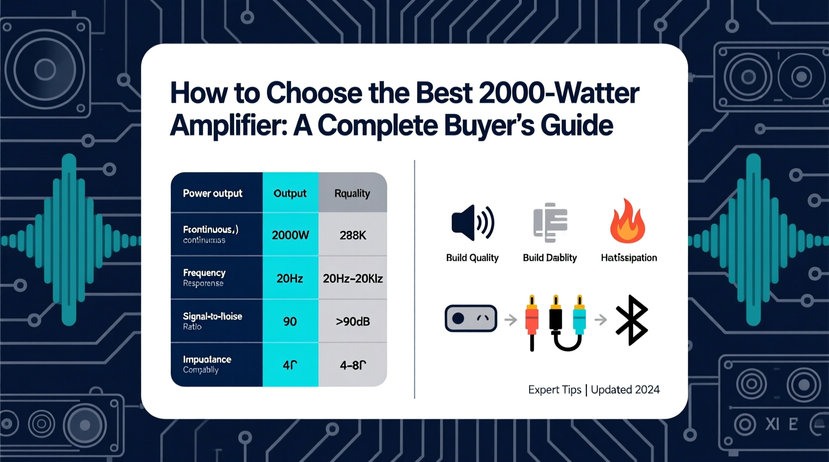 2000 watts amplifier