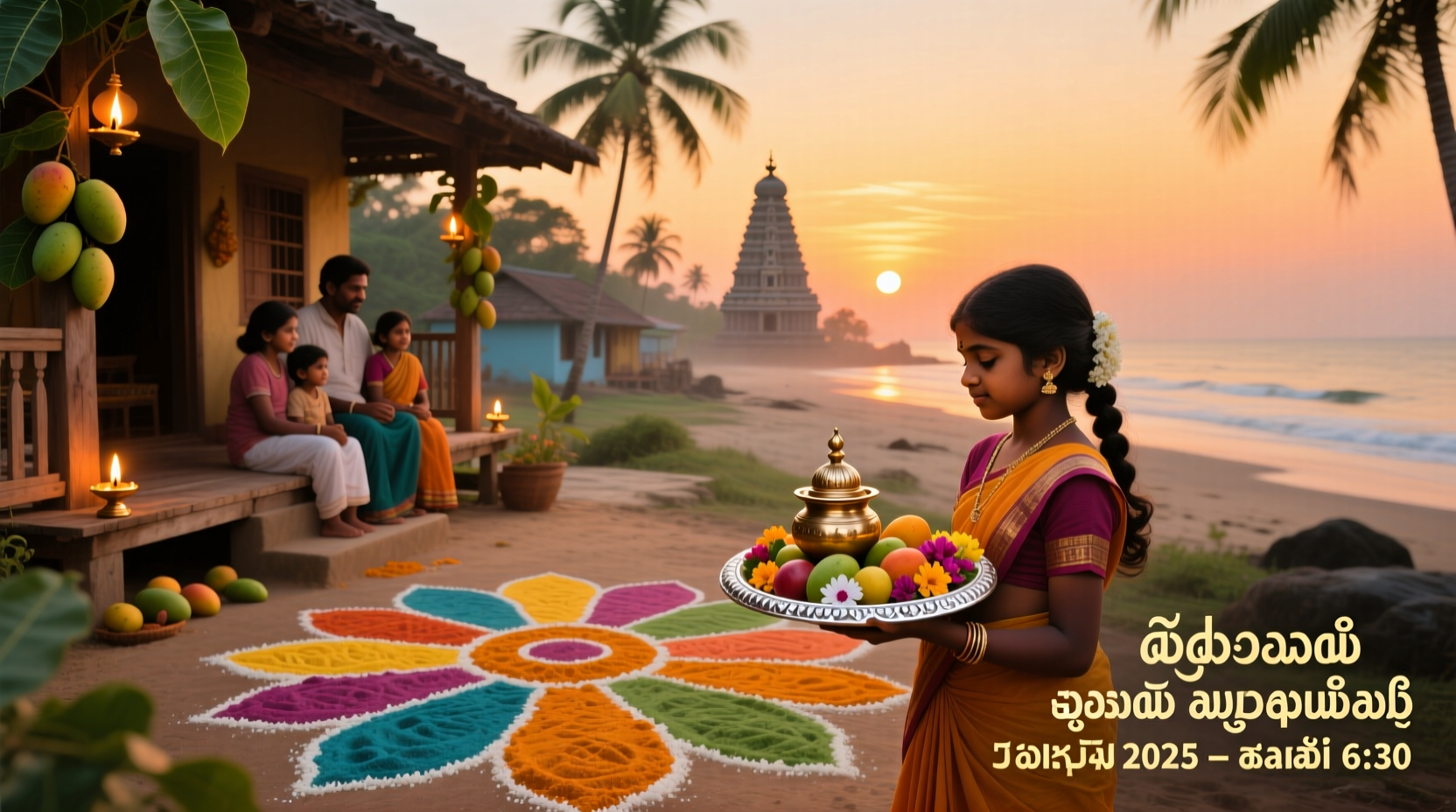 what time is tamil new year tomorrow