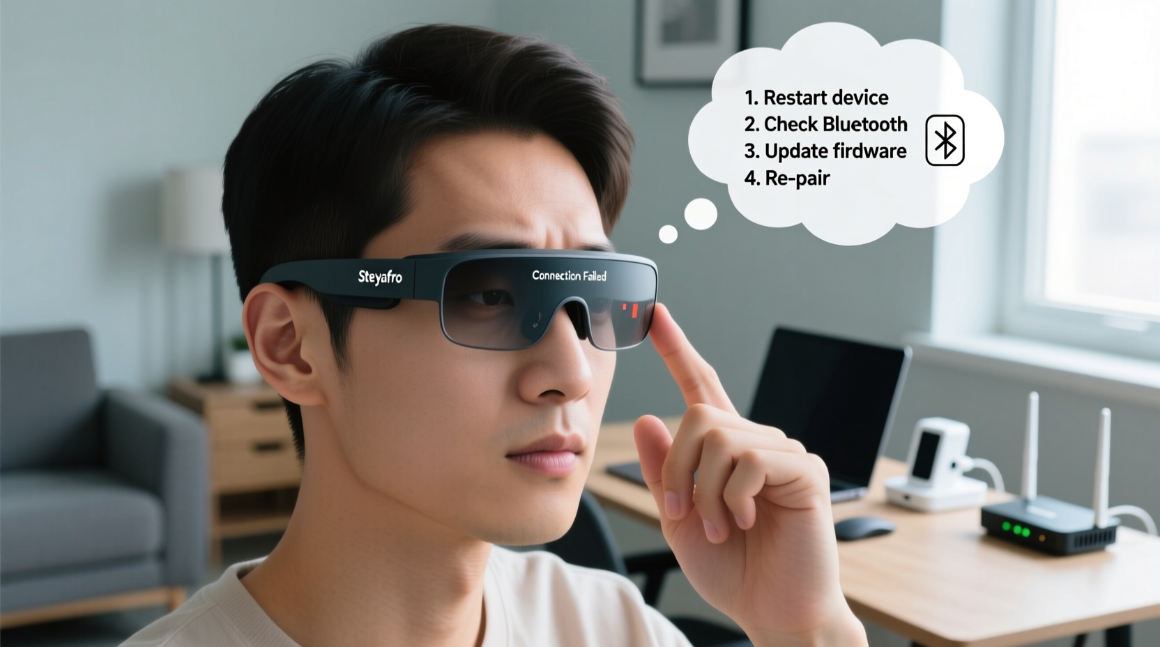 effective troubleshooting strategies for steyafro smart glasses connection problems