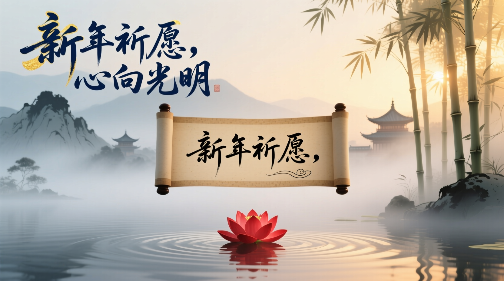 a new year prayer message