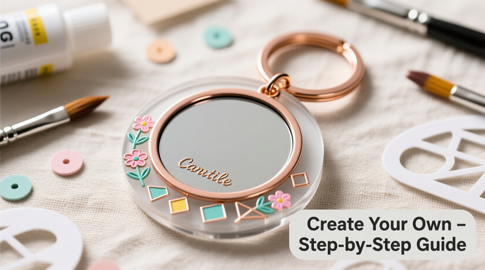 creative diy car keychain mirror ideas step by step guide to craft your own custom accessory