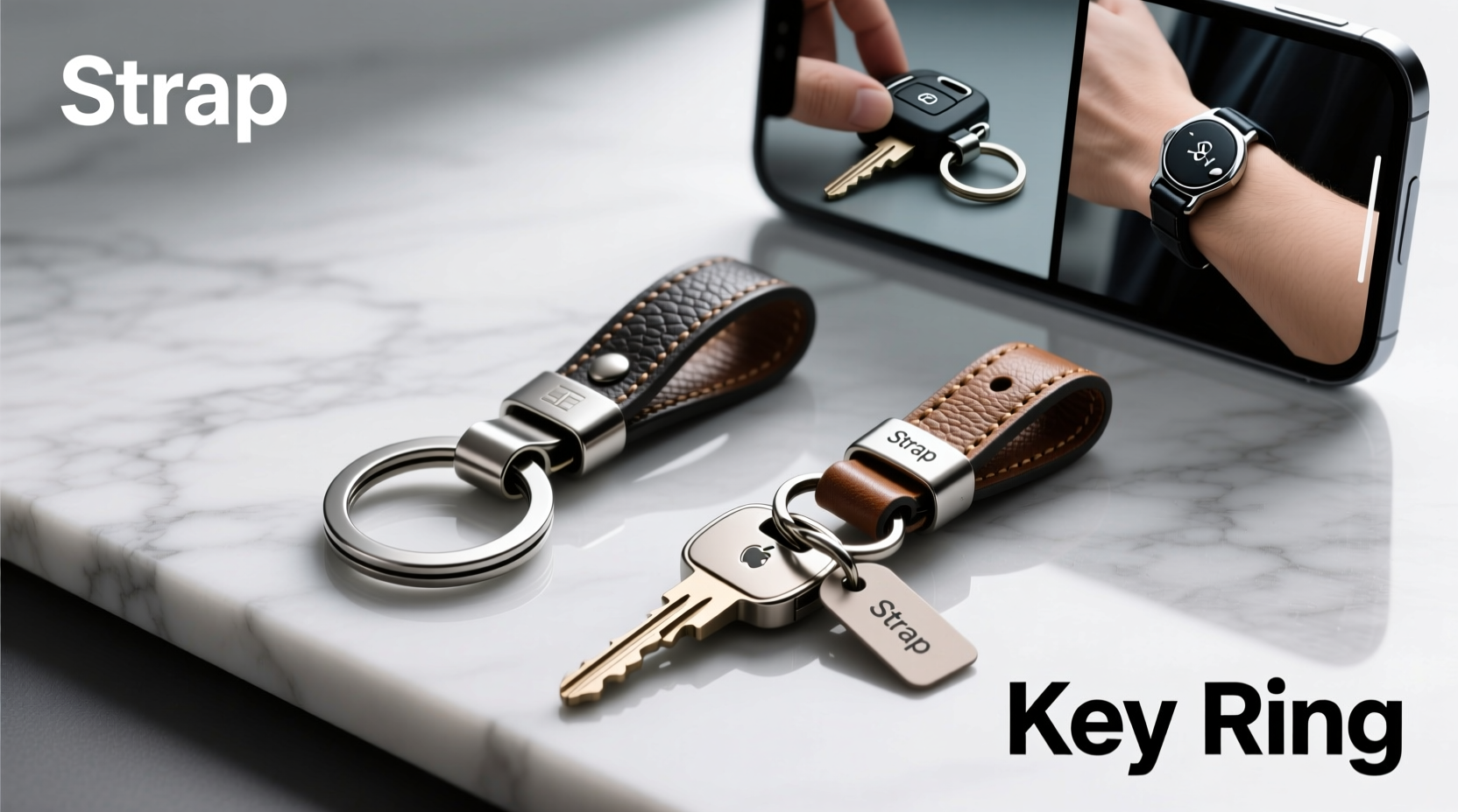 key ring vs strap