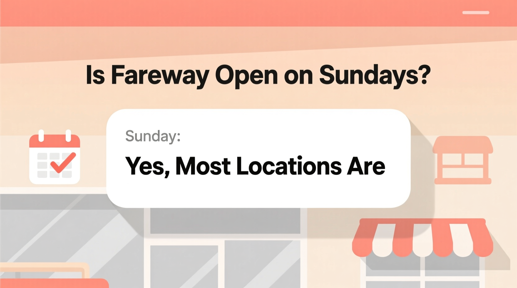 is fareway open on sundays
