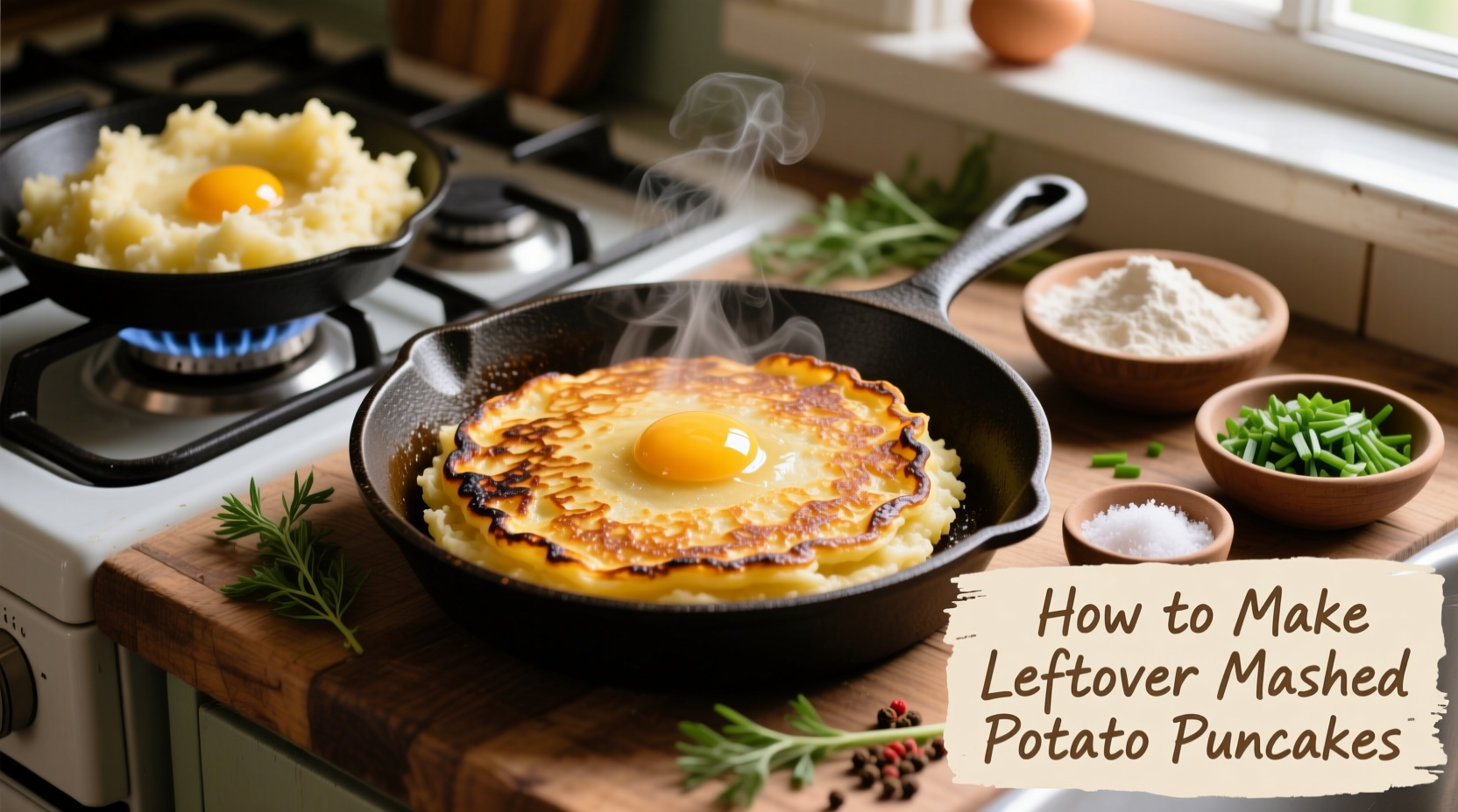 Leftover Mashed Potato Pancakes Recipe - Crispy in 15 Minutes