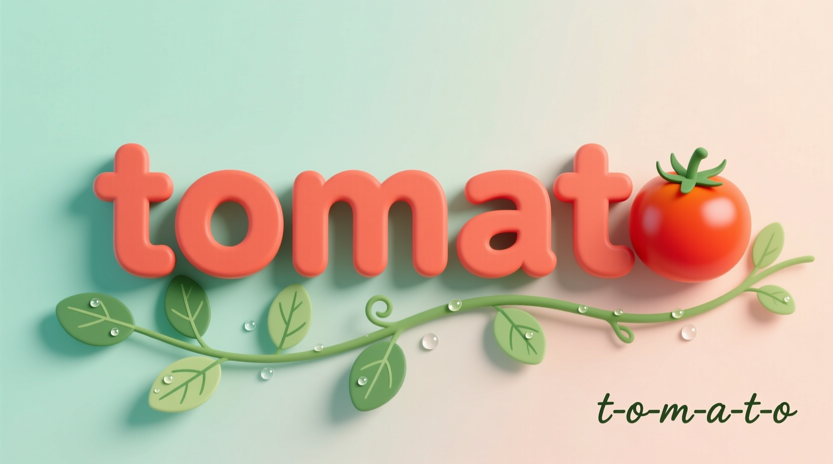 Correct Spelling of Tomato: No 'E' at the End