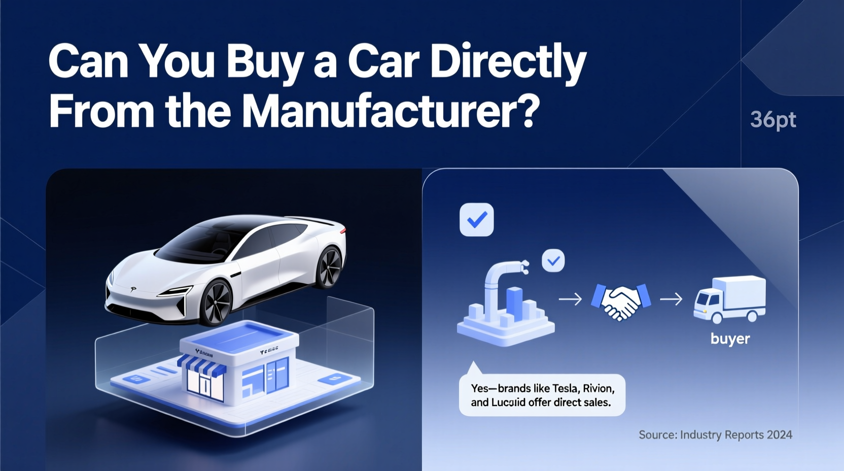 can you buy a car from the manufacturer