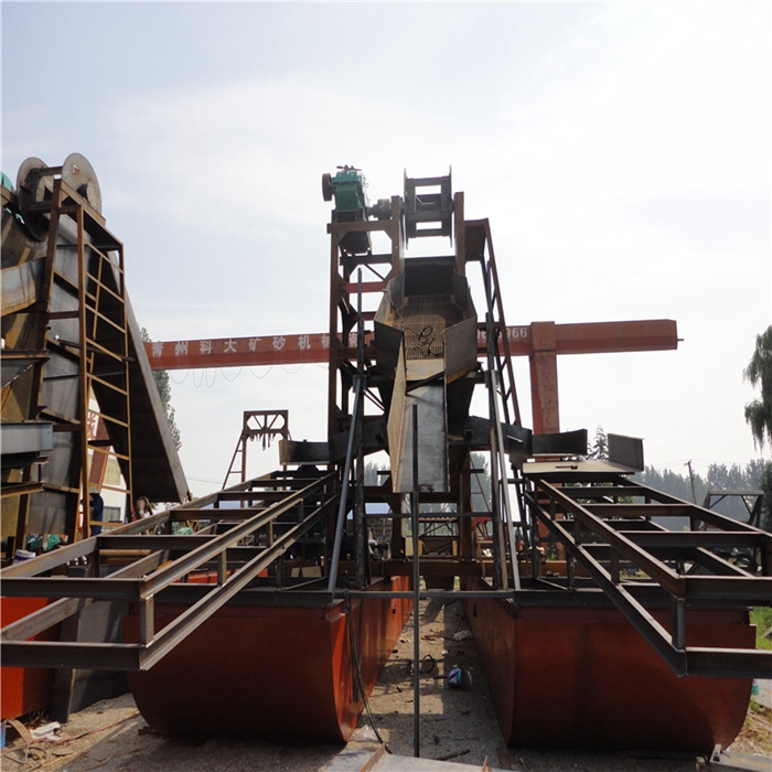 Keda China Professional Sand ladder Dredger/Bucket Chain Sand Dredger For River Lake sea dredging