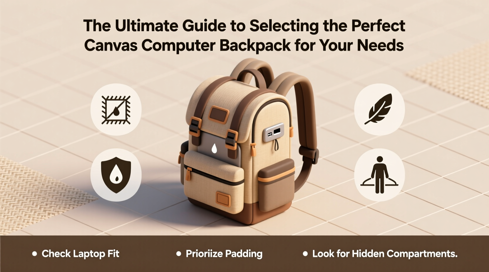 the ultimate guide to selecting the perfect canvas computer backpack for your needs