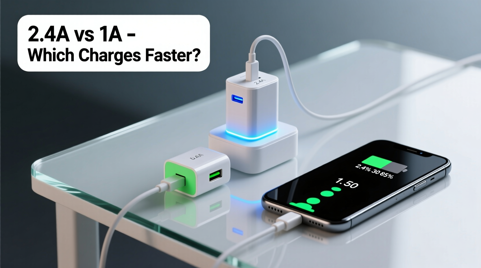 iphone charger showdown is the 2 4a charger actually faster than the 1a
