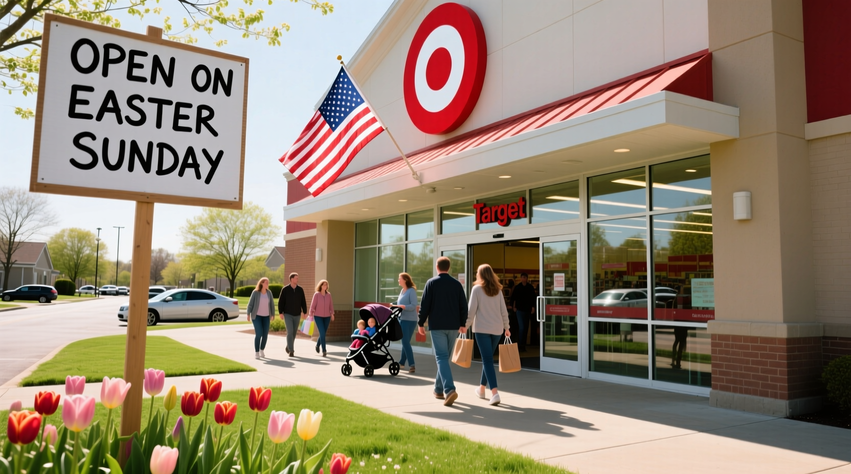 does target open on easter 2018