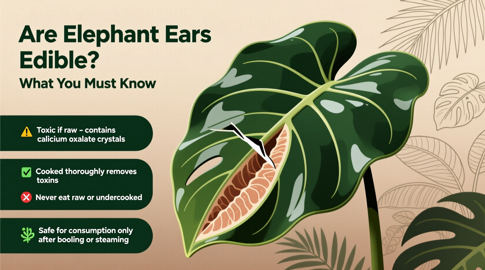 Are Elephant Ears Edible? What You Must Know