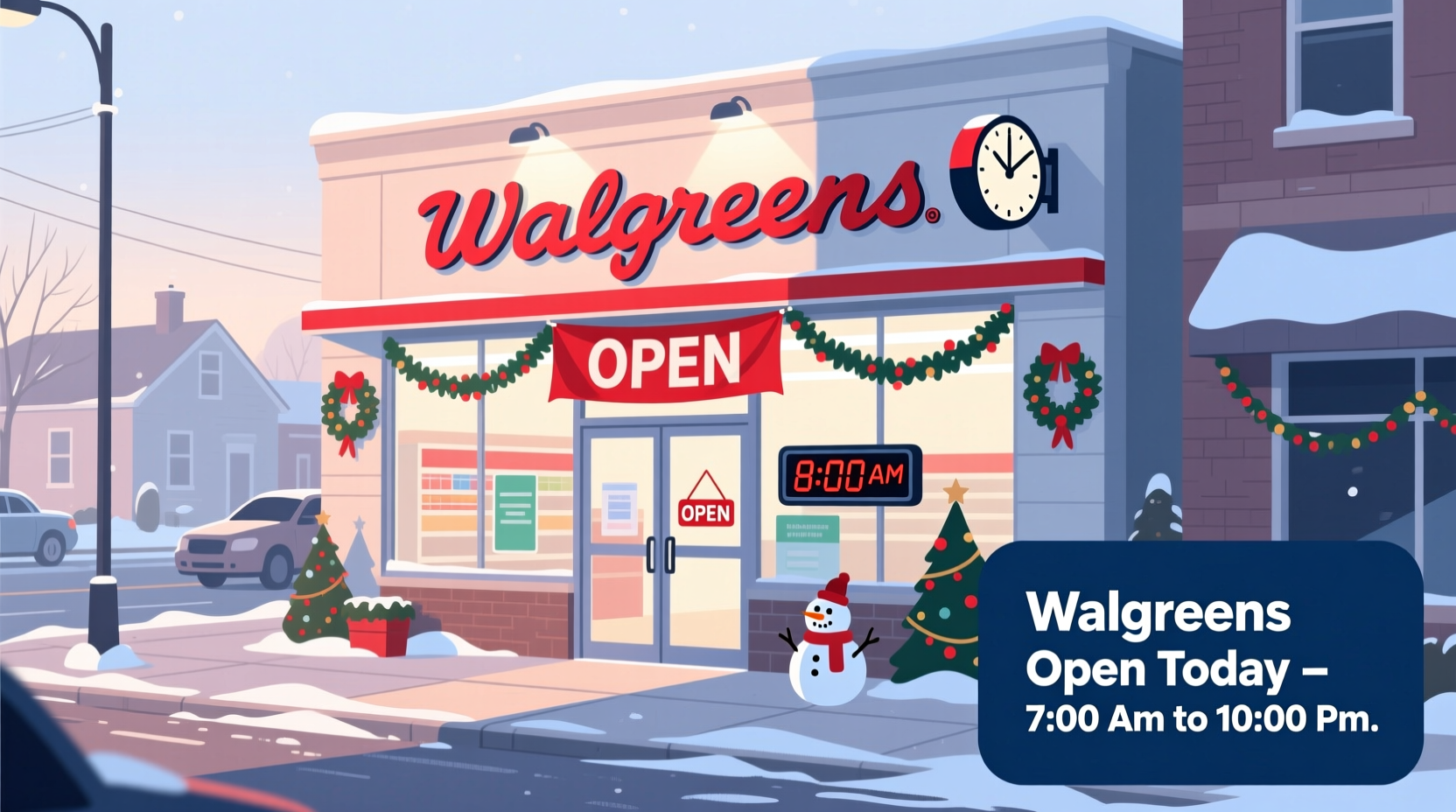 is walgreens open on new year