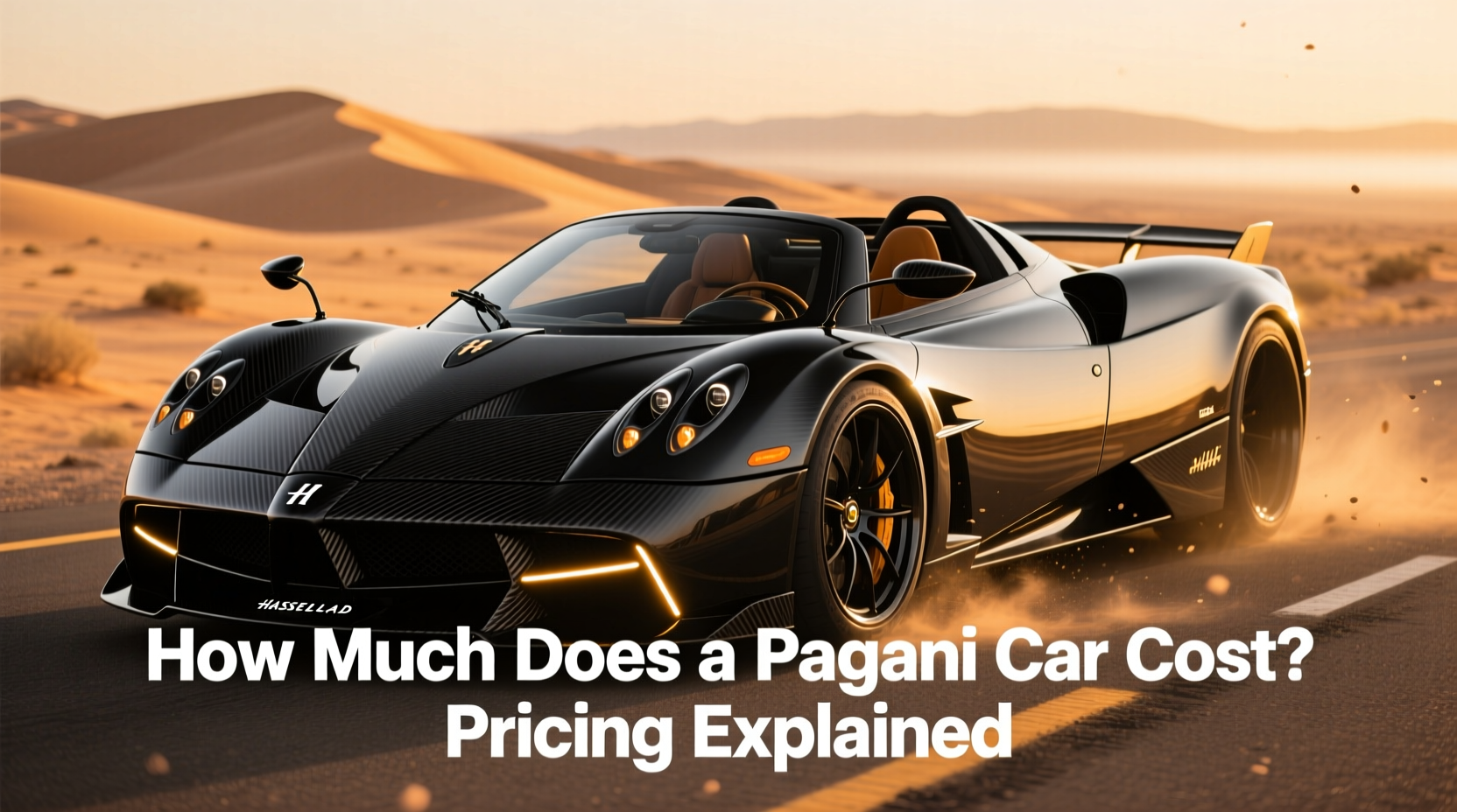 how much does a pagani car cost
