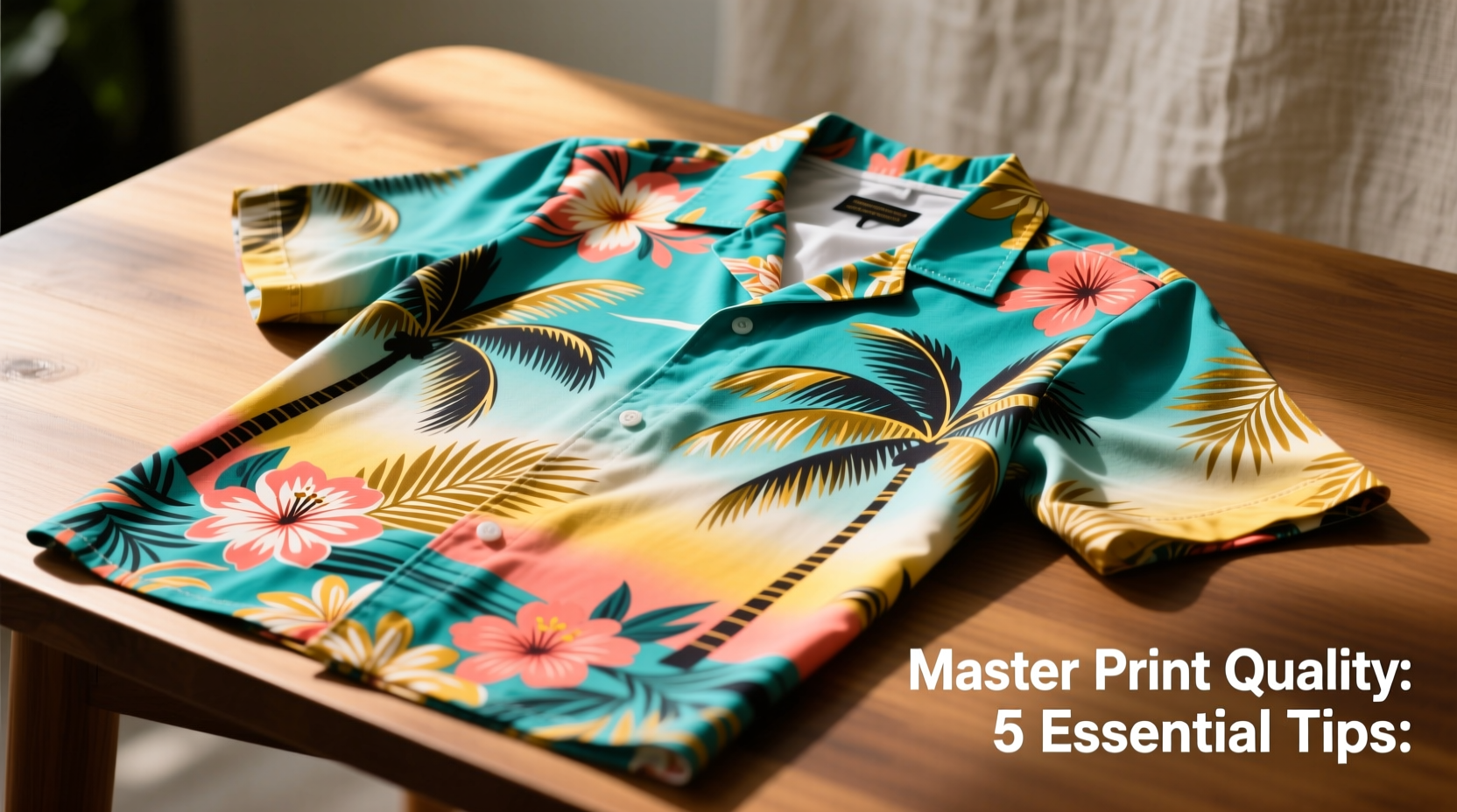 mastering print quality for custom hawaiian shirts essential tips for crisp vibrant designs