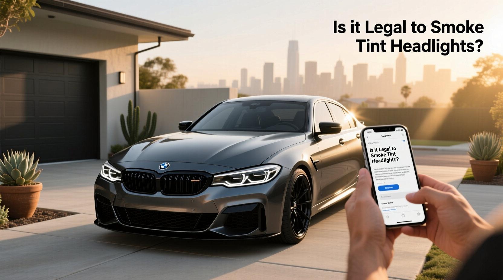 How to Choose Smoke Tint Headlight Film, Is It Legal?