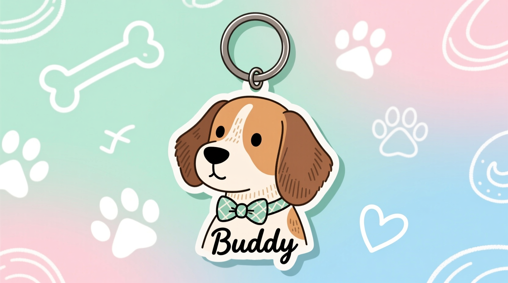 diy guide crafting a personalized beagle dog keychain step by step