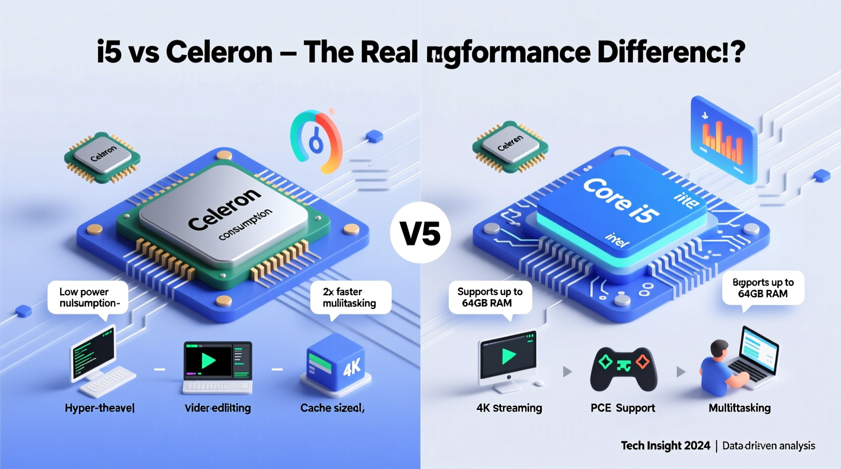 is an i5 really worth the extra money over a celeron what are people actually using them for