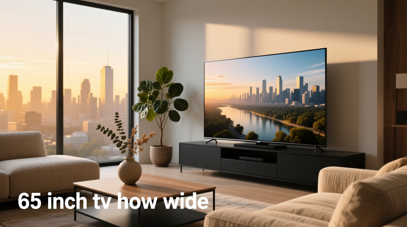65 inch tv width guide how wide is it really
