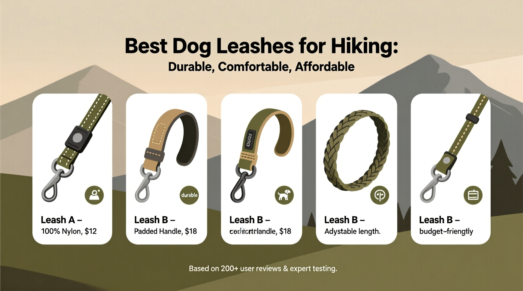 guide to the best leash for hiking with dogs durable comfortable affordable
