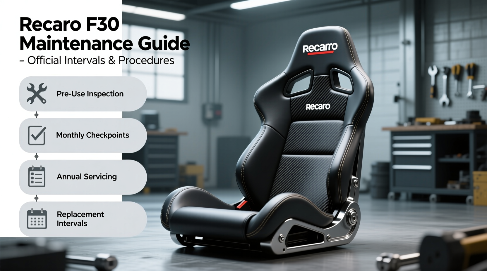 Recaro F30 Maintenance Guide: Official Intervals & Procedures