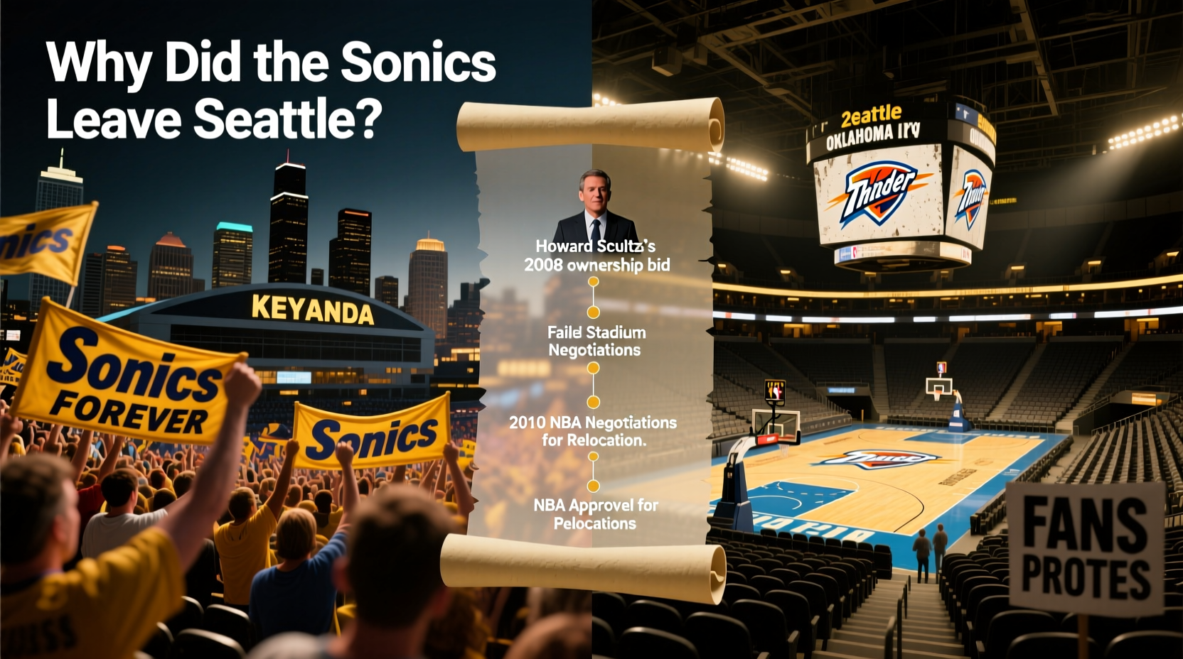 why did the sonics leave seattle relocation explained
