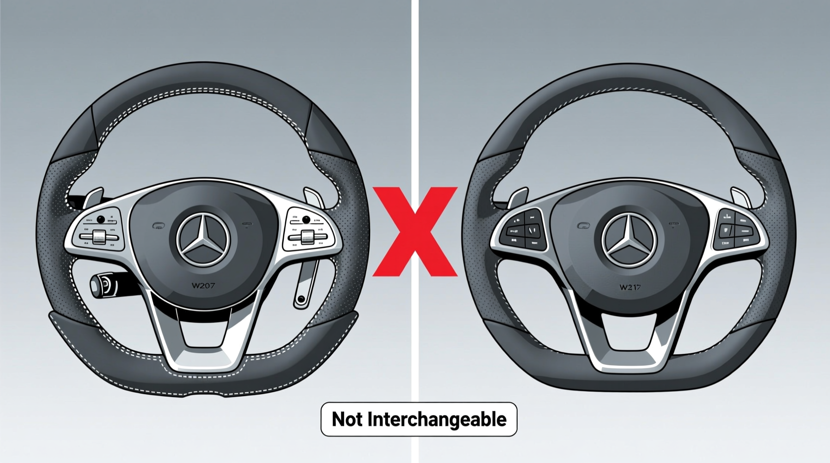 W207 vs W213 Cover Fit: Not Interchangeable