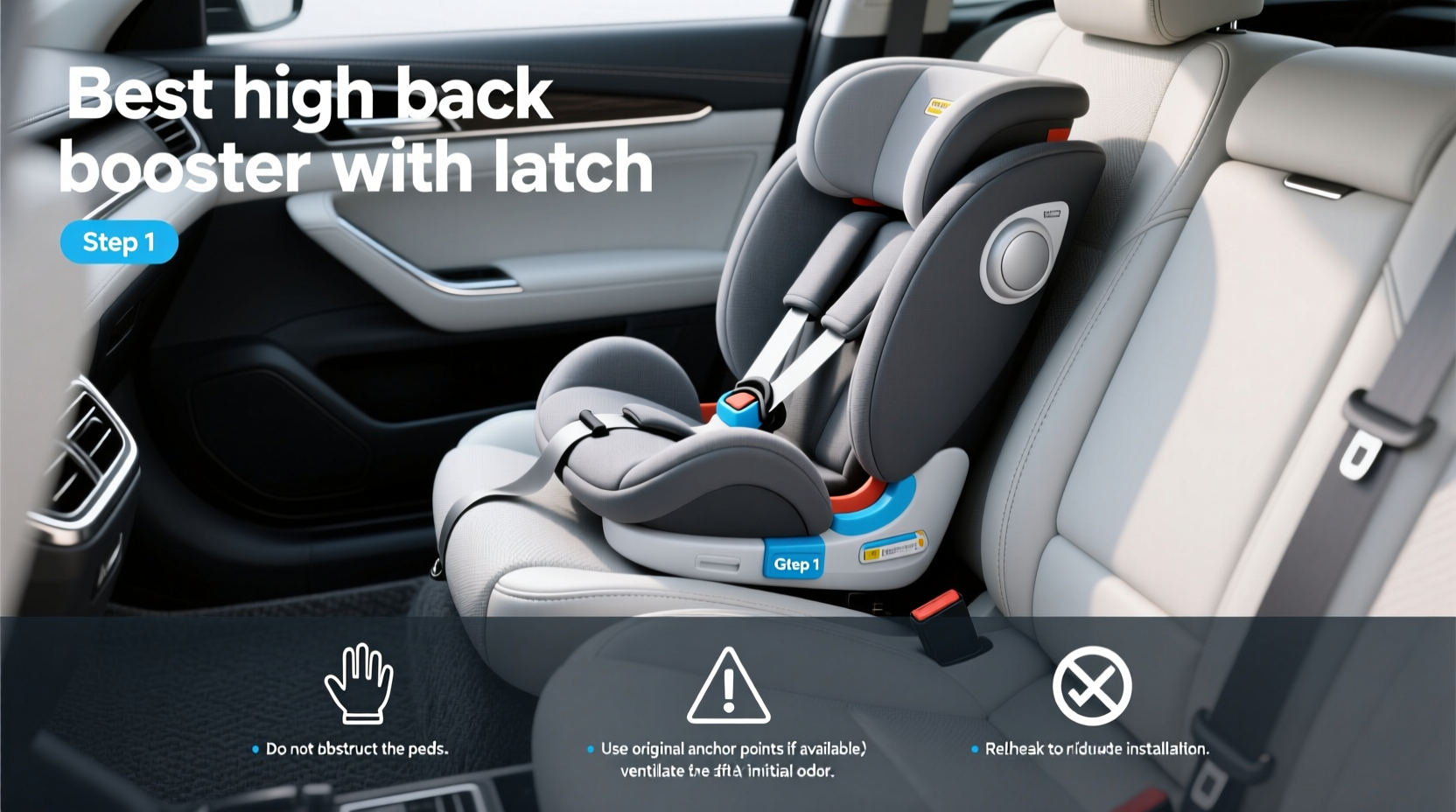 best high back booster seats with latch