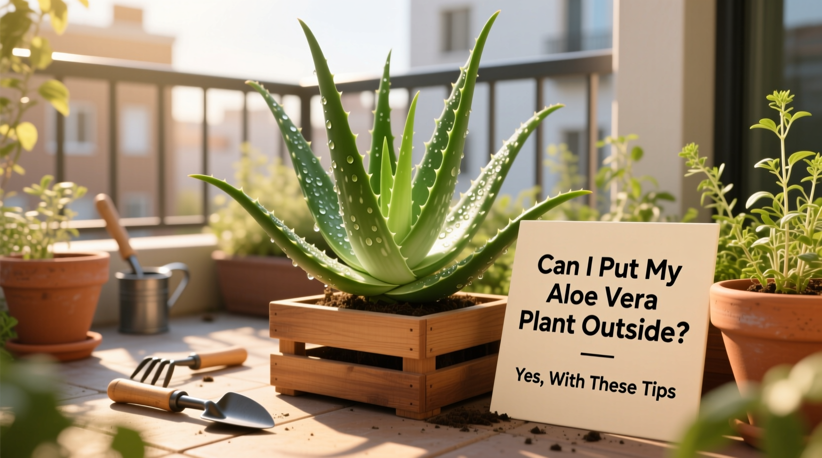 can i put my aloe vera plant outside