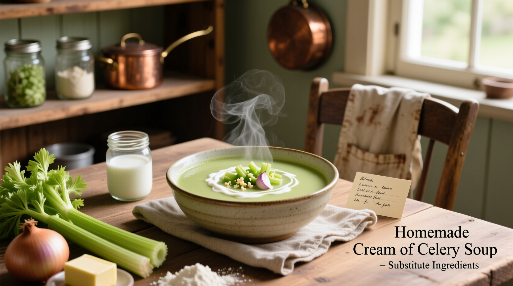 Homemade cream of celery soup substitute ingredients