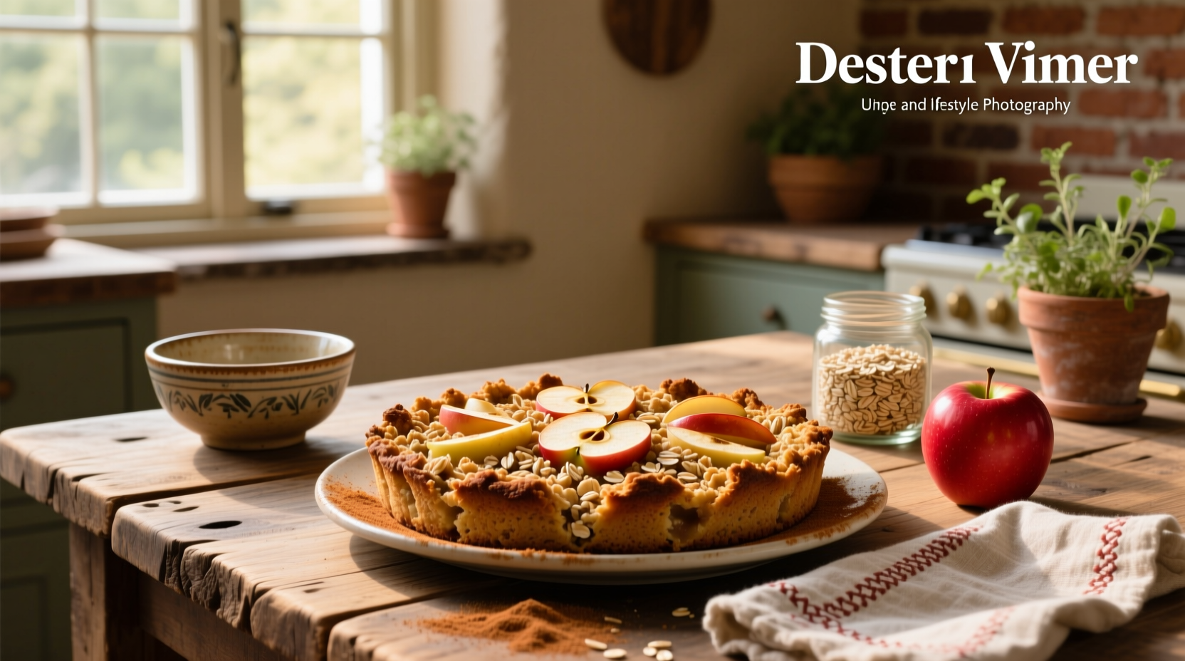 apple with oats crumble guide