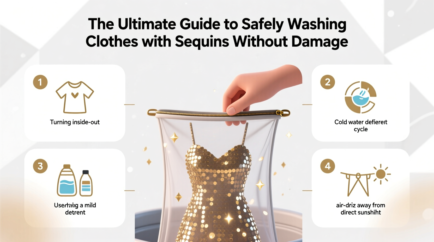 the ultimate guide to safely washing clothes with sequins without damage
