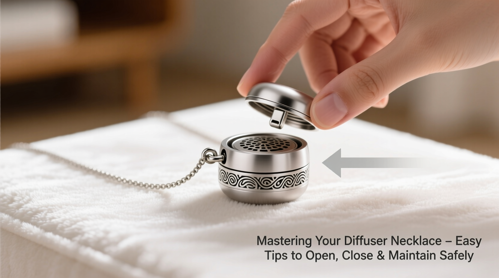 mastering your diffuser necklace easy tips to open close and maintain it safely