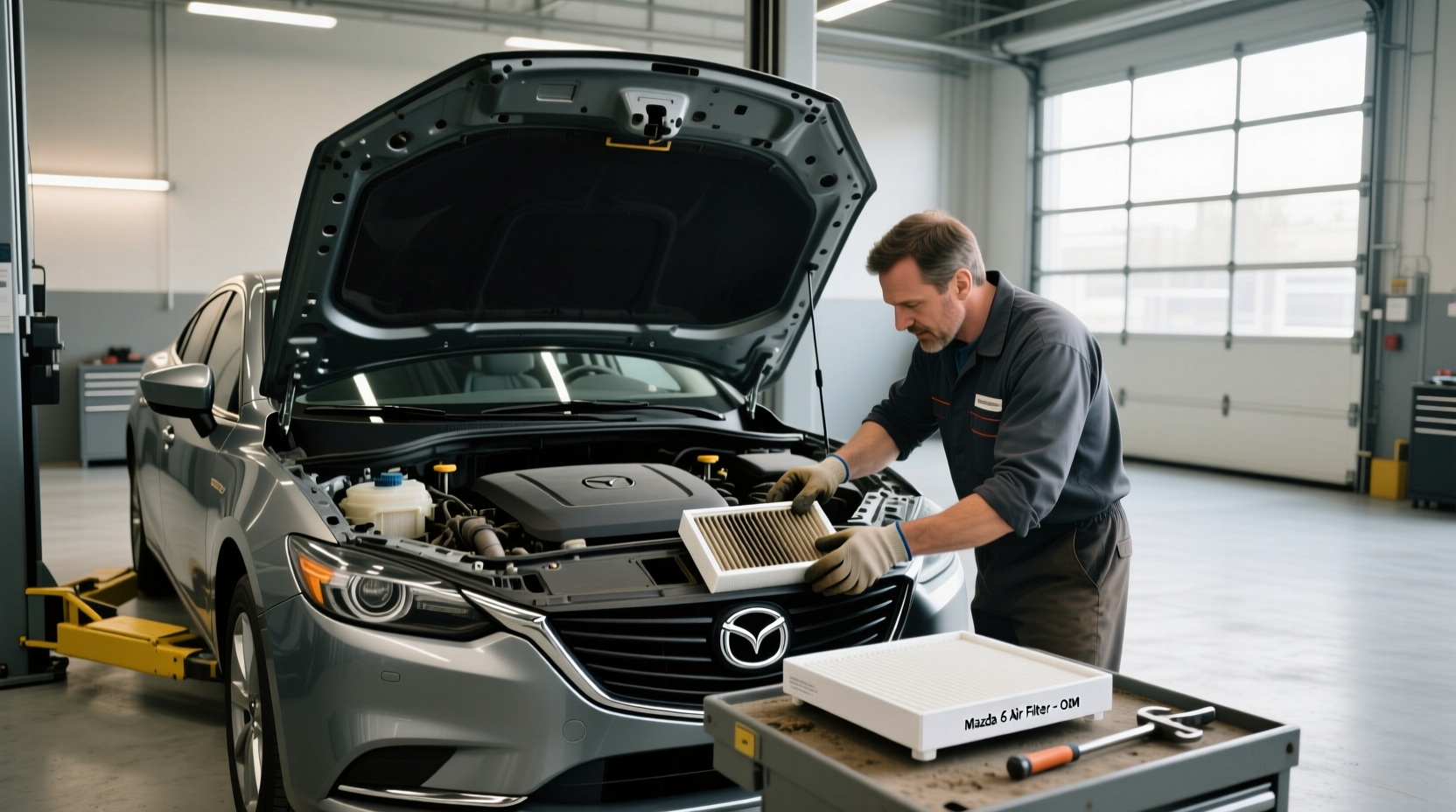 Mazda 6 cabin air filter replacement guide