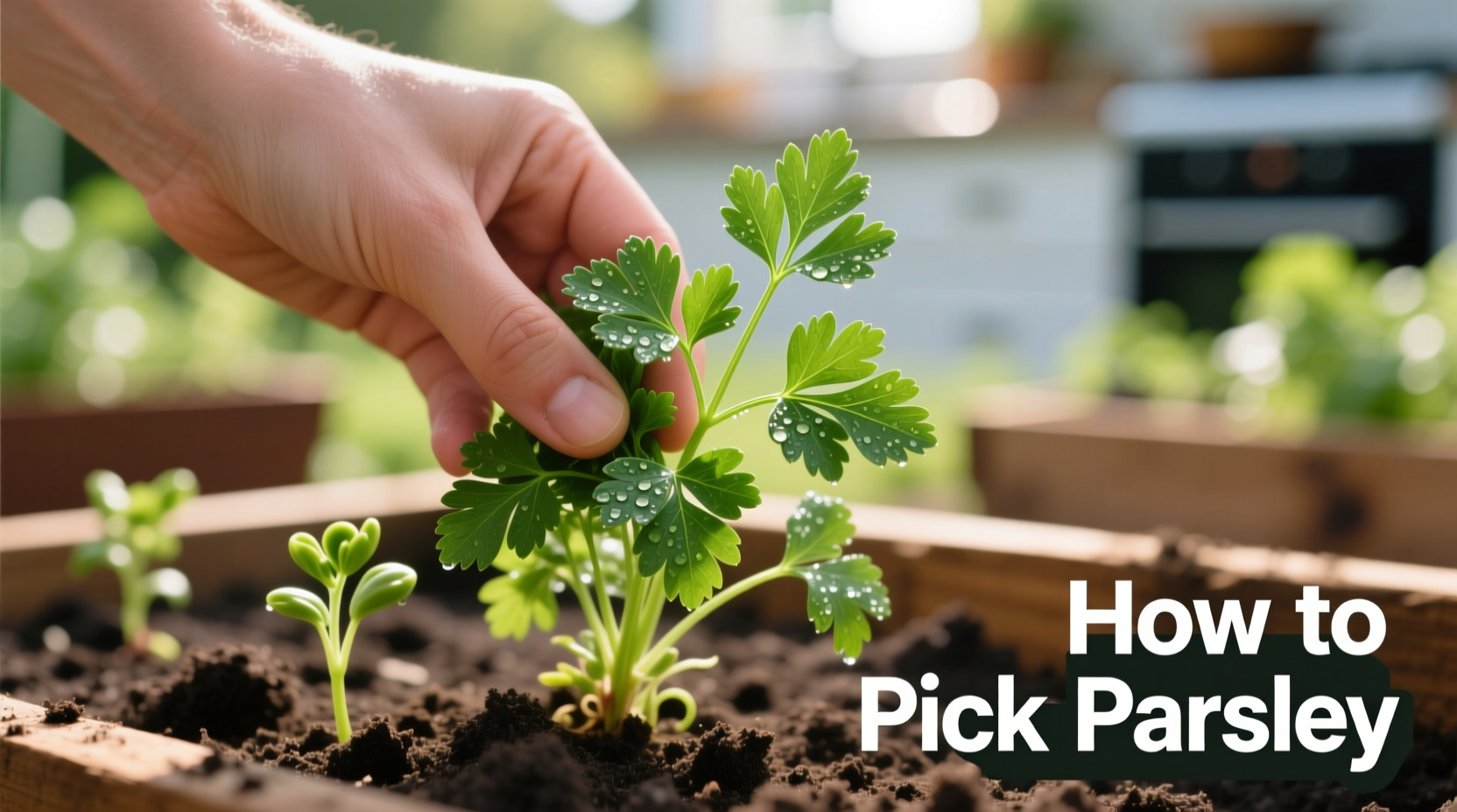 how do you pick parsley