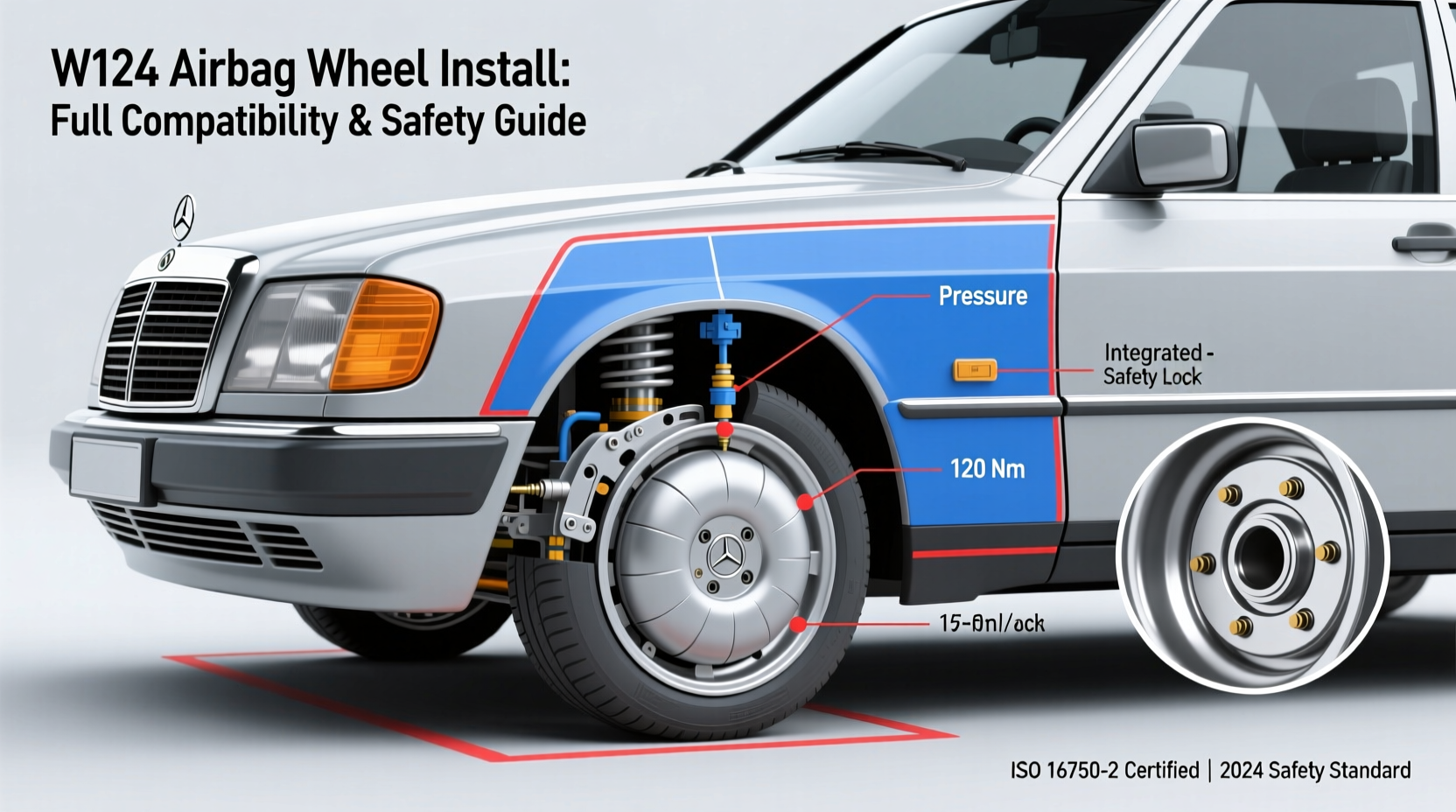 w124 airbag wheel install