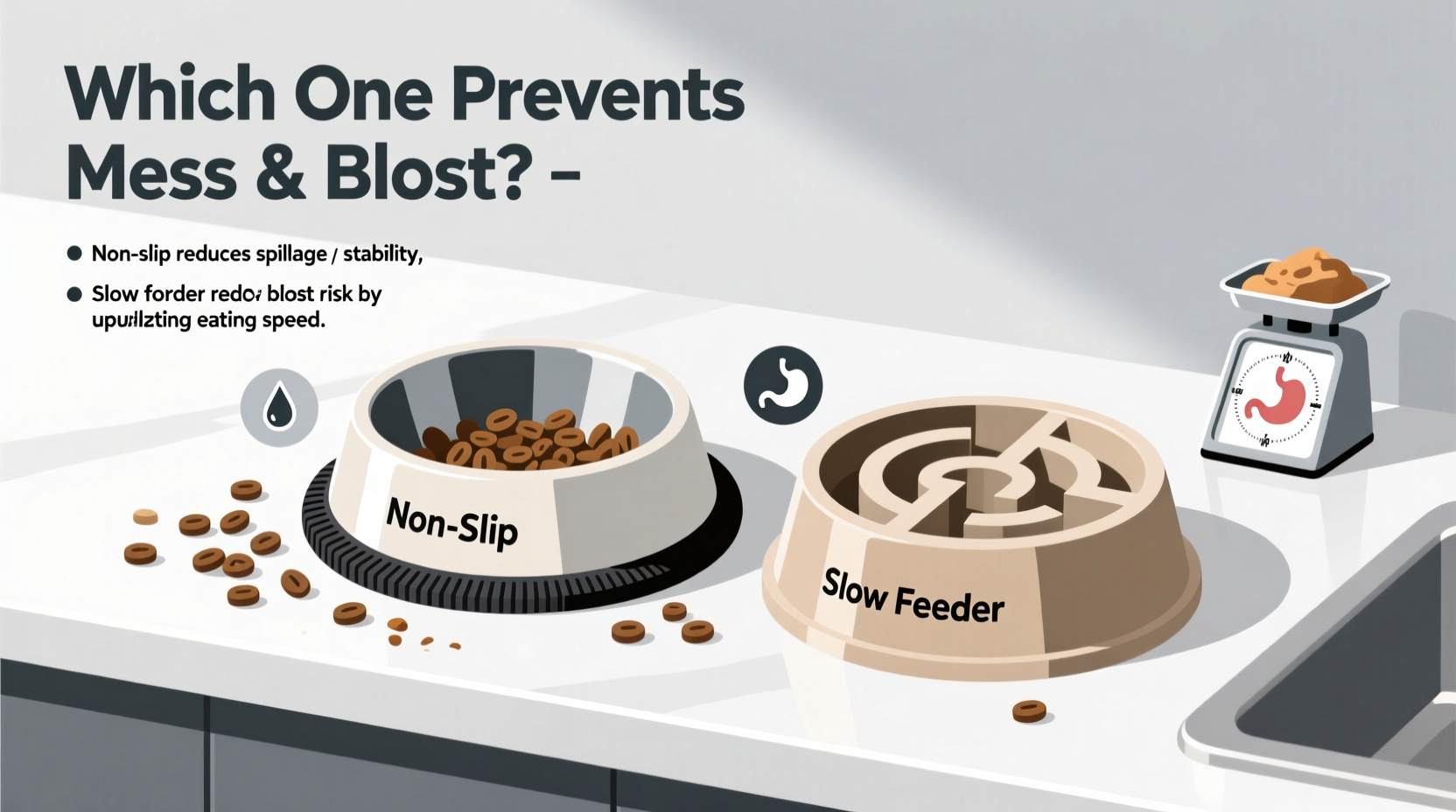 Non Slip Vs Slow Feeder Dog Bowls Which One Actually Prevents Messes ...