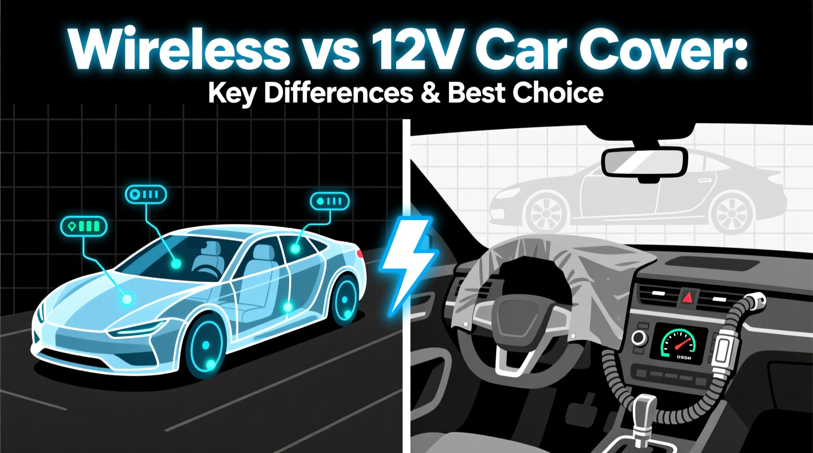 Wireless vs 12V Car Cover: Key Differences & Best Choice