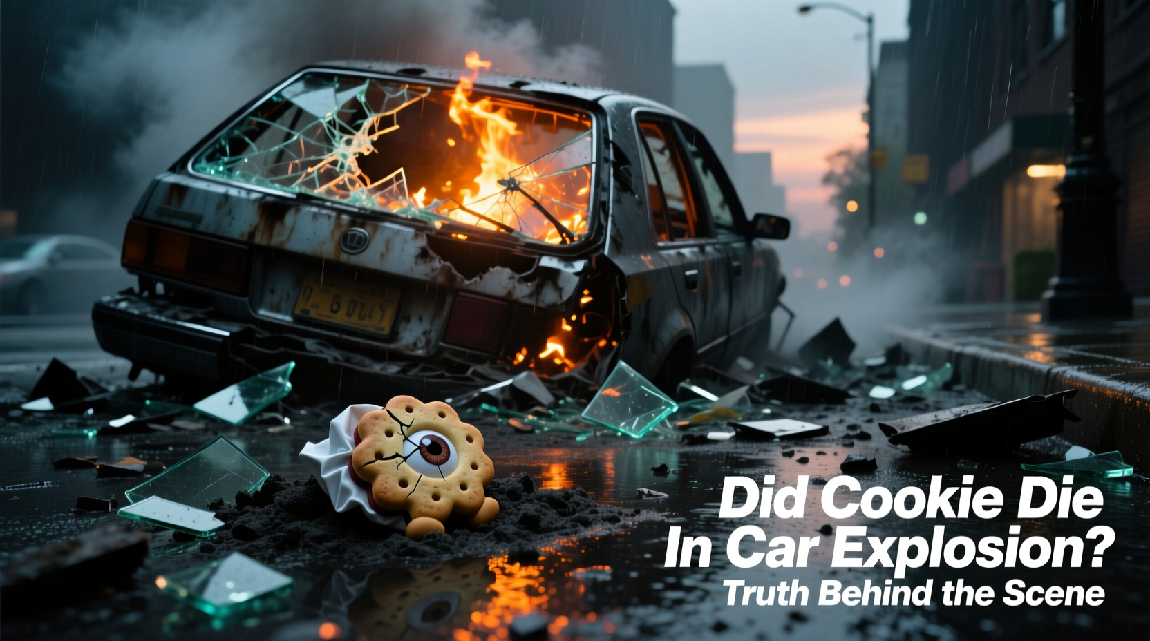 did cookie die in car explosion