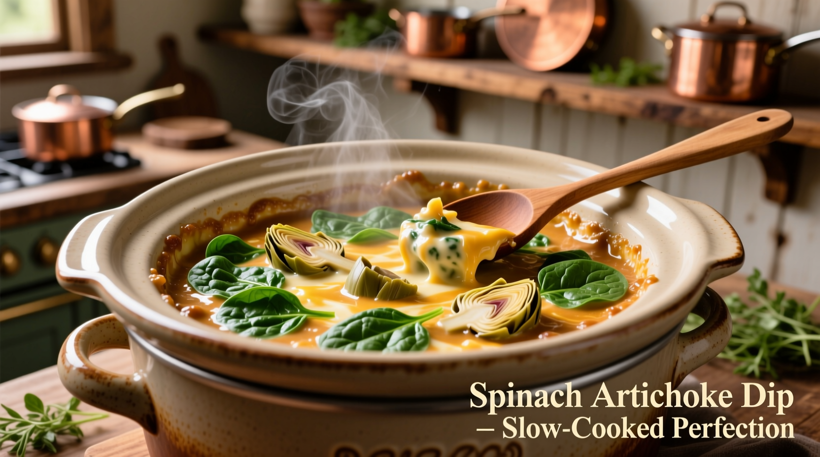 Perfect Crock Pot Spinach Artichoke Dip Recipe