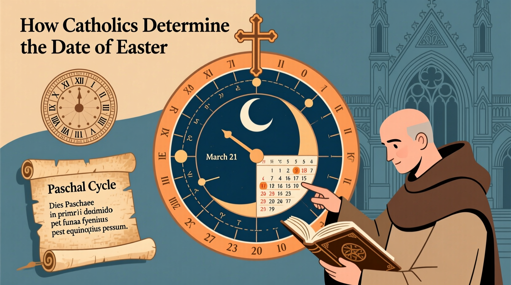 how do catholics determine easter